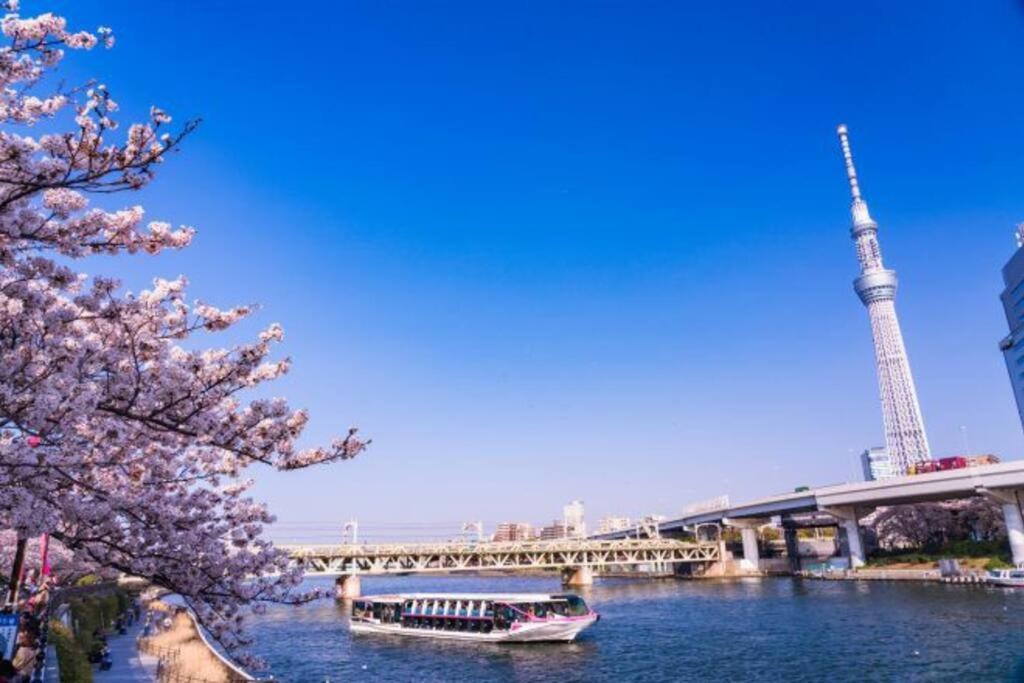 203 Oshiage Sta 3Mins Walk! Wi-Fi Elevator 4Pax Tóquio Exterior foto