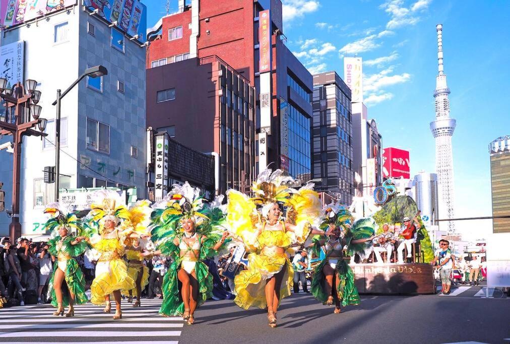 203 Oshiage Sta 3Mins Walk! Wi-Fi Elevator 4Pax Tóquio Exterior foto