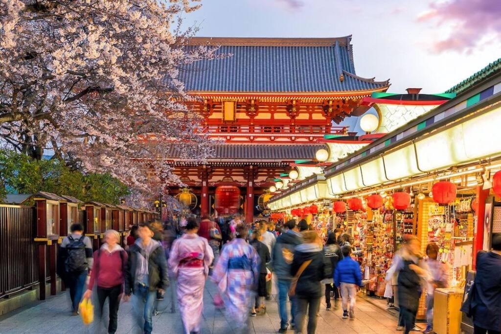 203 Oshiage Sta 3Mins Walk! Wi-Fi Elevator 4Pax Tóquio Exterior foto
