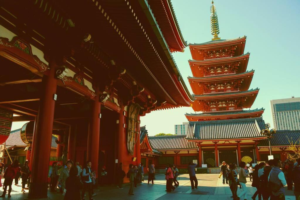 203 Oshiage Sta 3Mins Walk! Wi-Fi Elevator 4Pax Tóquio Exterior foto